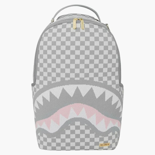 Sprayground Knit Sharks In Paris In Cream Dlx Backpack Multicolor