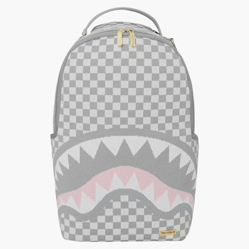 Sprayground Knit Sharks In Paris In Cream Dlx Backpack Multicolor