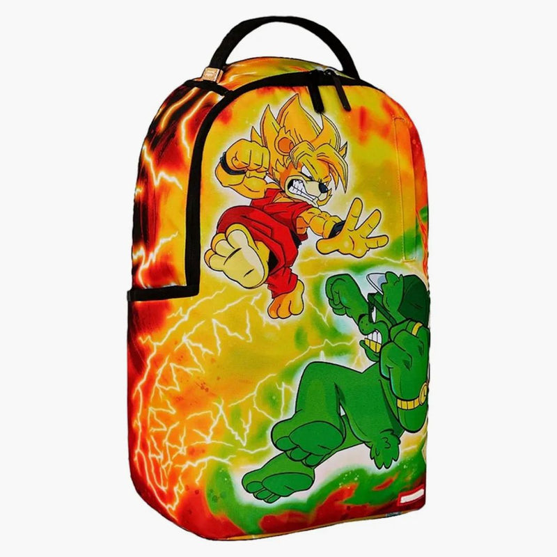 Sprayground Kombat Of The Bears (dlxsr) Backpack Yellow/green/red
