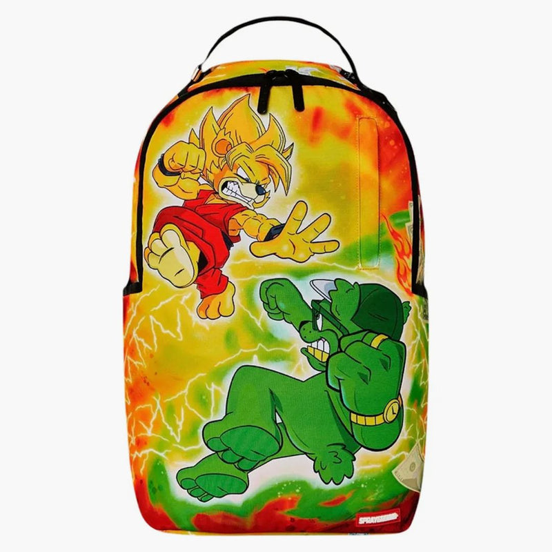 Sprayground Kombat Of The Bears (dlxsr) Backpack Yellow/green/red