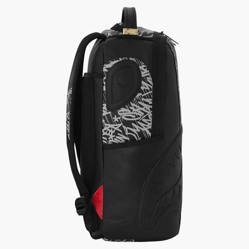 Sprayground Midnight Raceway Graffiti Backpack Black/grey