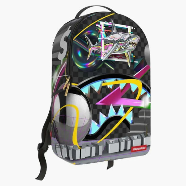Sprayground Mind Trip Shark dávka (DLX) Batoh Black/Grey/Multi
