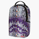 Sprayground Money Splat Backpack Backpack Purple White