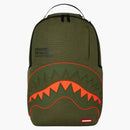 Sprayground Nylon Shark Central Army Dlx-ripstop Backpack Green
