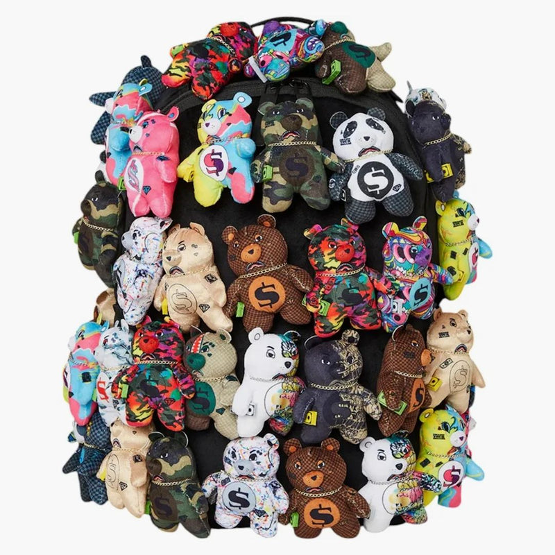 Sprayground Pack Of Bears Real Plush Bears Runway Piece Backpack Multicolor