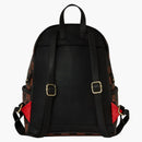 Sprayground Peeking Character Check Savage Backpack Black Brown