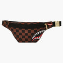 Sprayground Peeking Character Check Savage Bumbag Black Brown