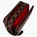 Sprayground Peeking Character Check Toiletry Toiletry Black Brown