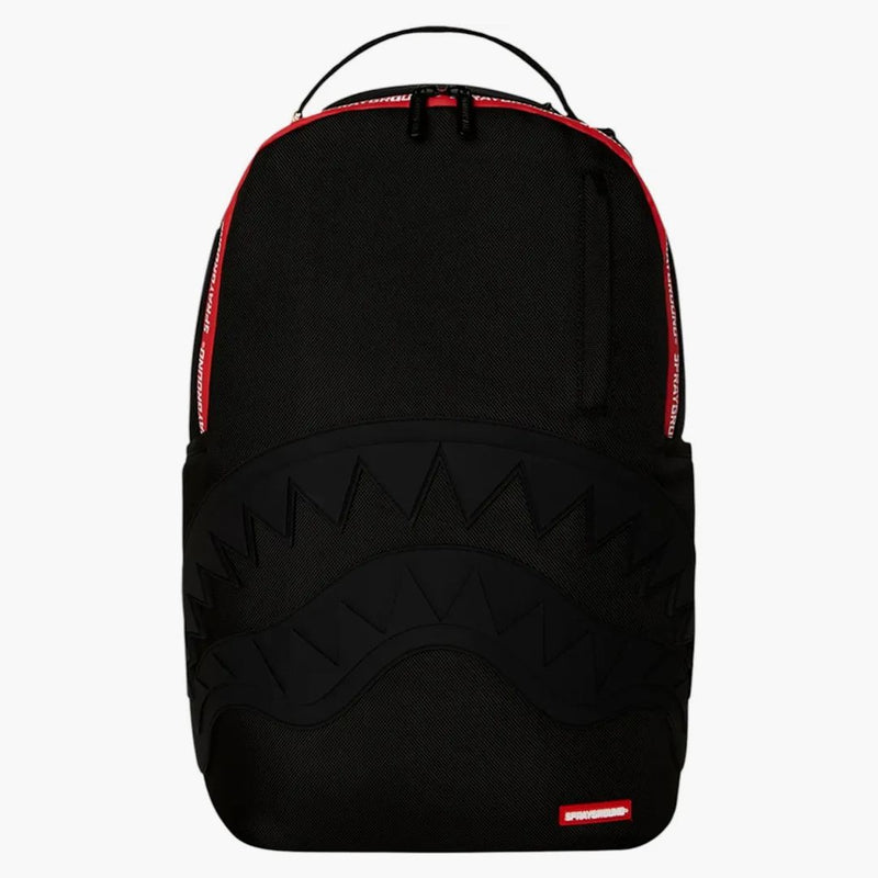 Sprayground Printed Zipper Shark Dlxr Backpack Black