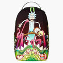 Sprayground Rick And Morty Dlxr Alien Mouth Half Sharkmouth Dlxr Backpack Multicolor