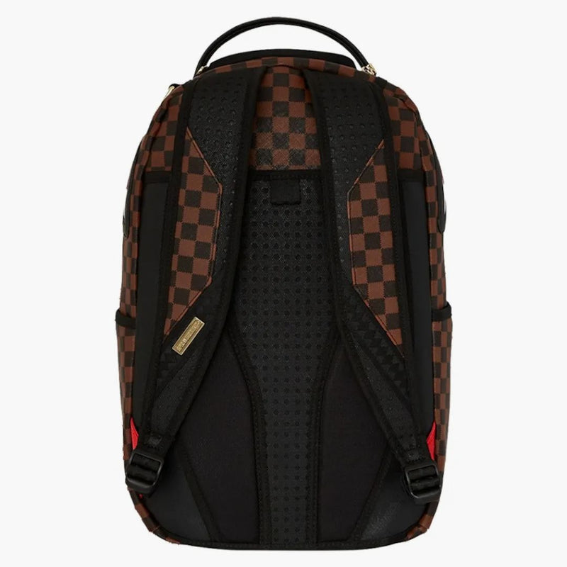 Sprayground Sawtooth Sharks In Paris Dlxsv Backpack Brown/black/red