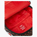 Sprayground Sawtooth Sharks In Paris Dlxsv Backpack Brown/black/red