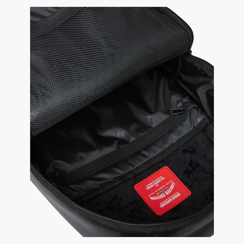 Sprayground Shark Central Black Out (dlxsv) Backpack Black