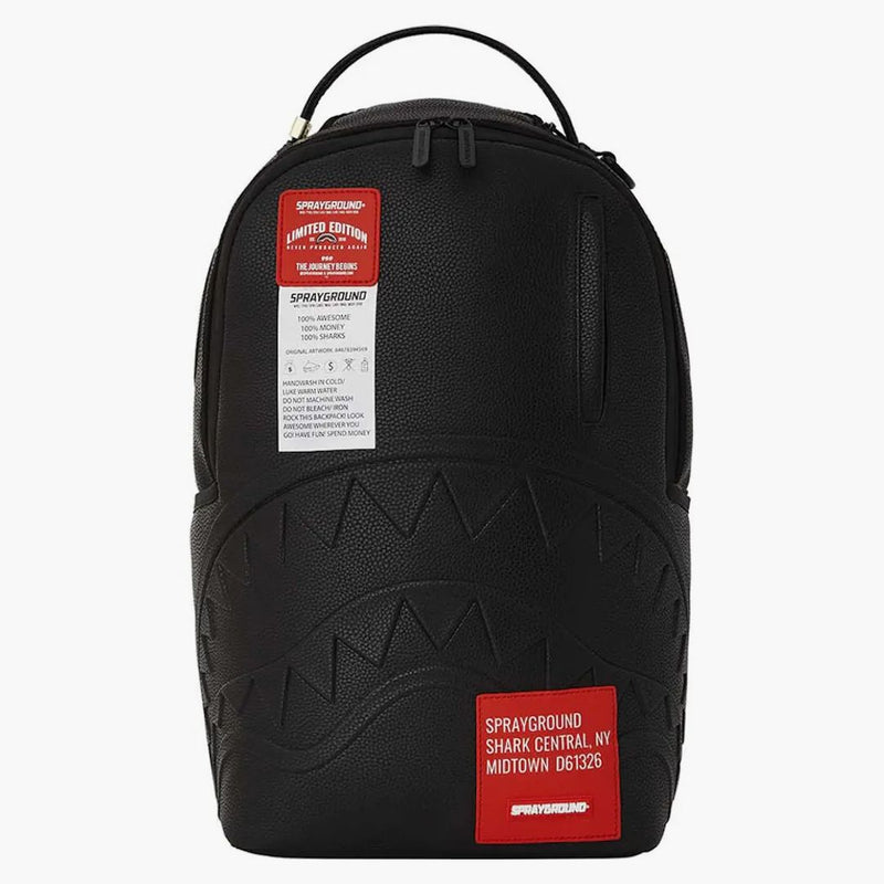Sprayground Shark Central Care Label Dlxsv Backpack Black
