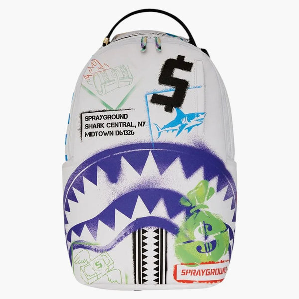 Sprayground Shark Central Cut Out For Greatness Dlxsv Backpack Multicolor