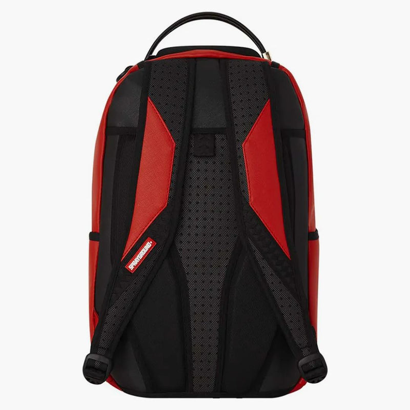 Sprayground Shark Central Holdin Down The City Dlxsv Backpack Red/black