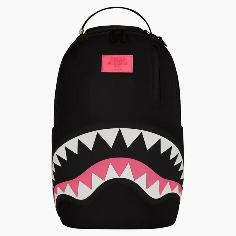 Sprayground Shark Central Nylon Backpack Black/pink