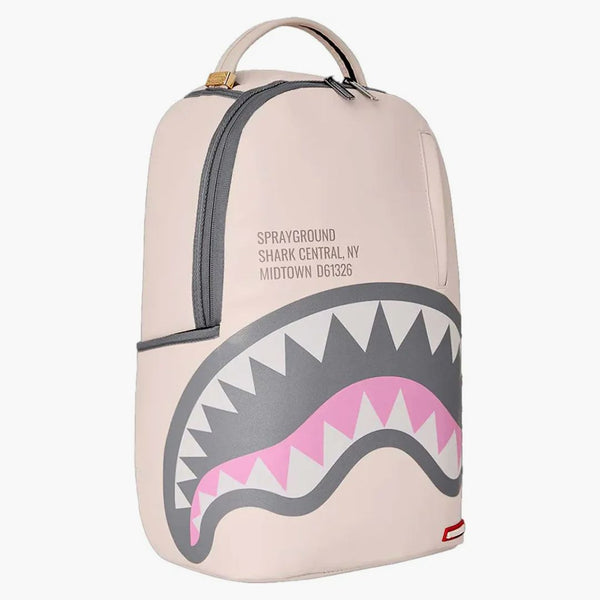 Sprayground Shark Central Rose DLXSV batoh bílý/černý