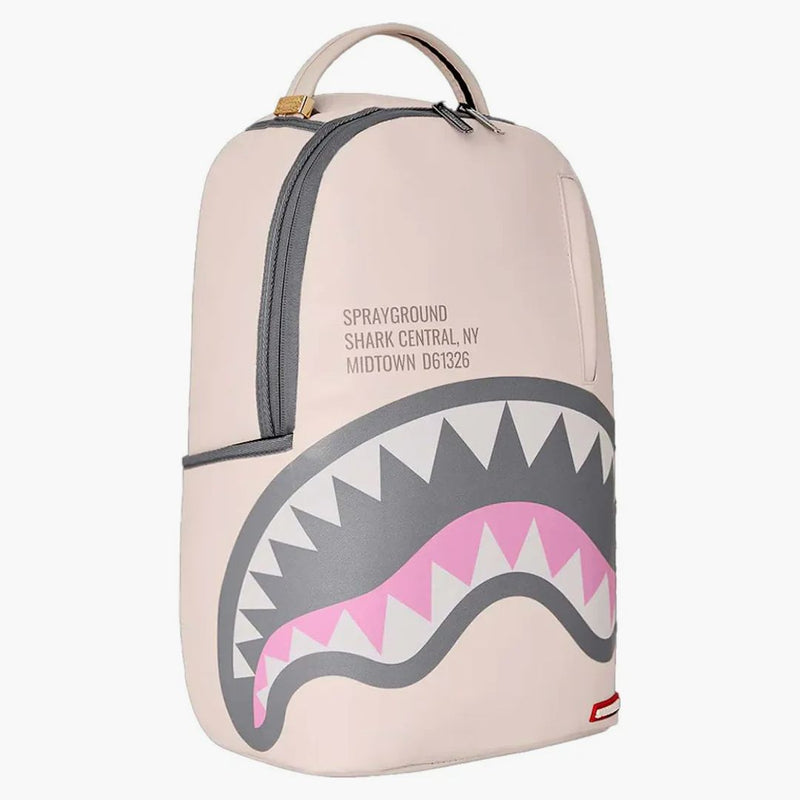 Sprayground Shark Central Rose DLXSV batoh bílý/černý