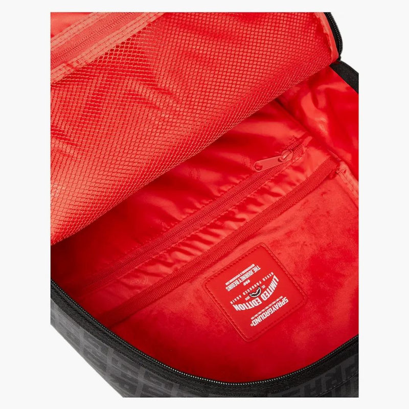 Sprayground Shark Central Split Infinity Dlxsv Backpack Black/red