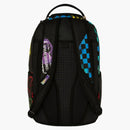 Sprayground Shark Central Stencils Dlxsv Backpack Black/purple