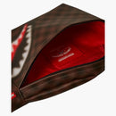 Sprayground Sharks In Paris Blur Savvy Crossbody Crossbody Black Brown