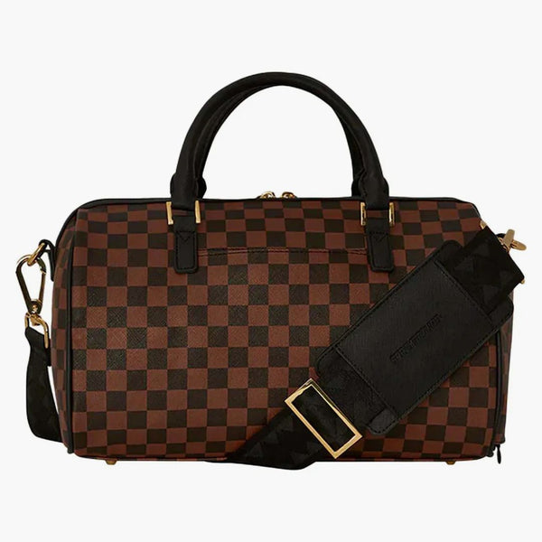 Sprayground Sip Lenticular Chomp Duffle Brown