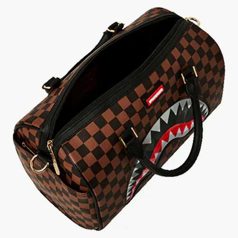 Sprayground Sip Lenticular Chomp Duffle Brown