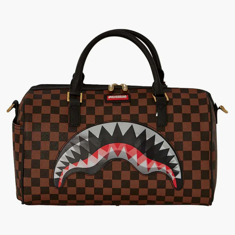 Sprayground Sip Lenticular Chomp Duffle Brown