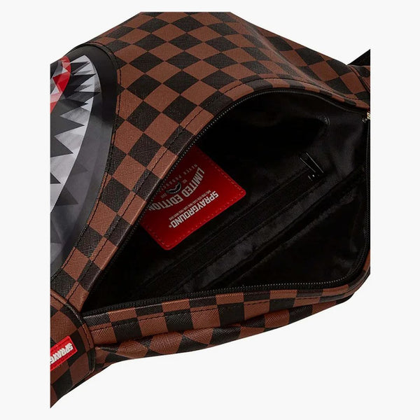 Sprayground SIP čočkový chomp důvtipný křížení hnědý