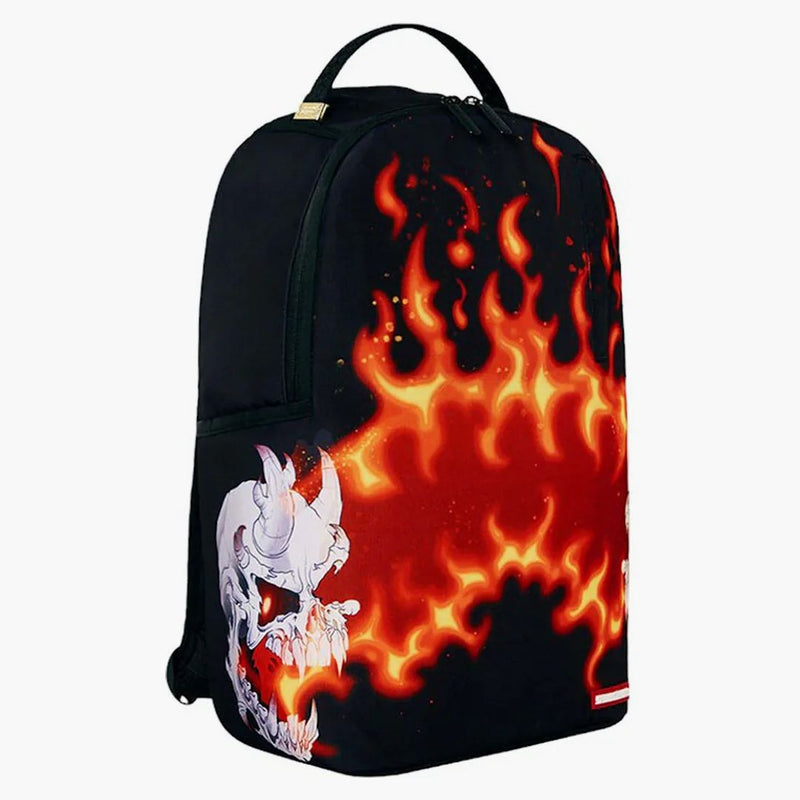 Sprayground Sull Destroyer (DLXSR) Batoh Black/Red-Orange