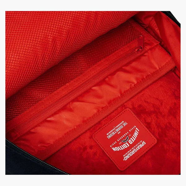 Sprayground Sull Destroyer (DLXSR) Batoh Black/Red-Orange