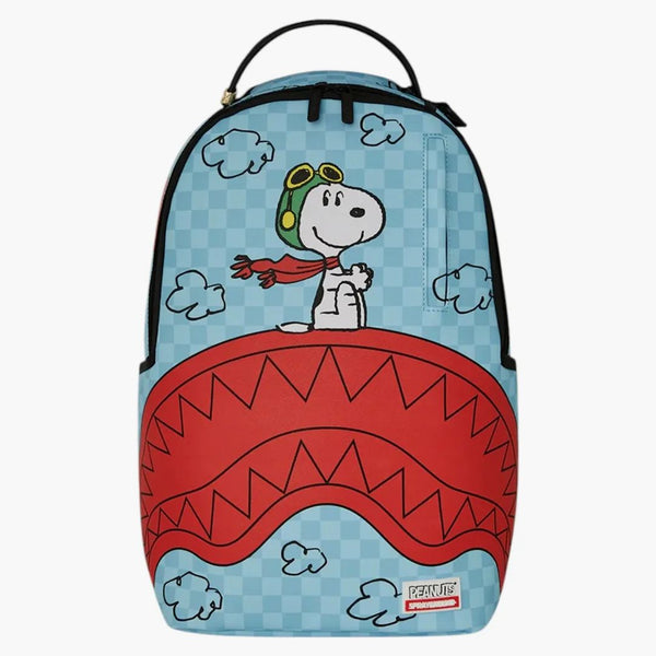 Sprayground Snoopy Pilot Shark Dlxsv Backpack Multicolor