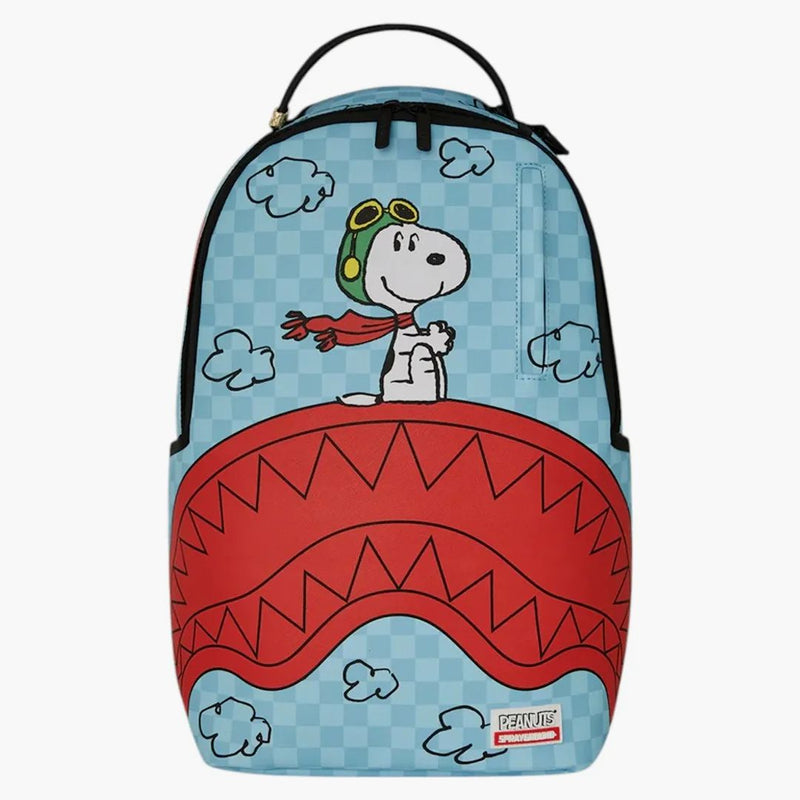 Sprayground Snoopy Pilot Shark Dlxsv Backpack Multicolor
