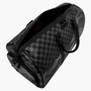 Sprayground Split Up Camo Tear Duffle Large Black Grey
