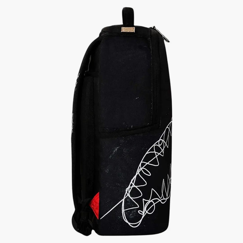 Sprayground Success Scribble Shark je bezprostřední (dlxsr) batoh černý/bílý