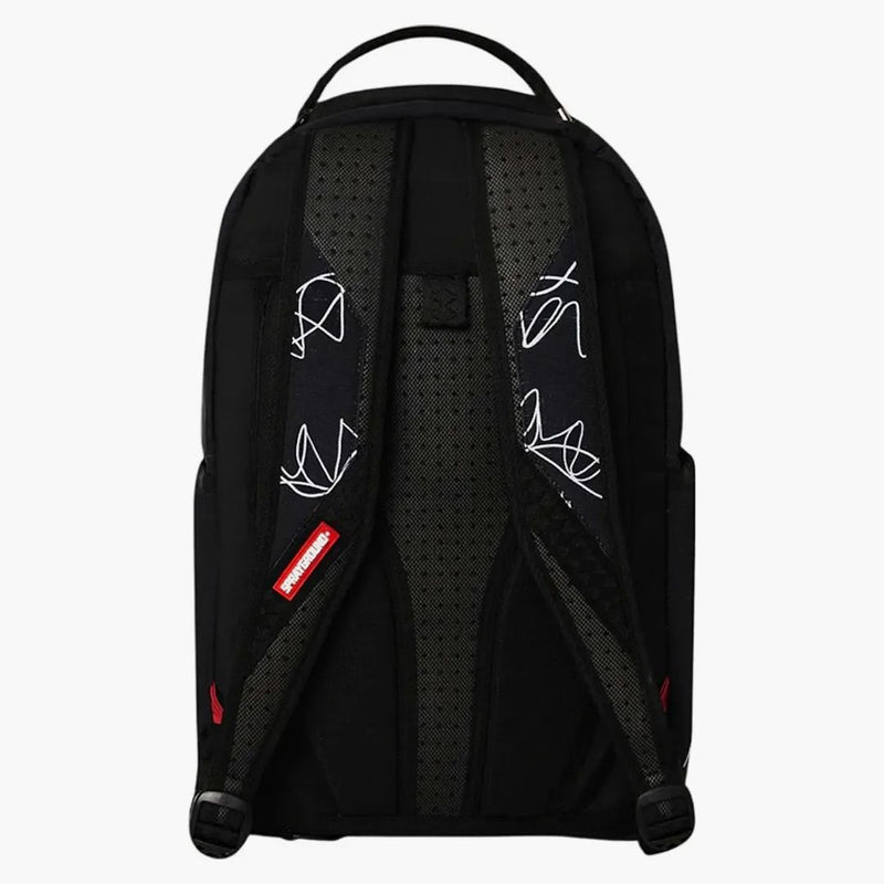 Sprayground Success Scribble Shark je bezprostřední (dlxsr) batoh černý/bílý