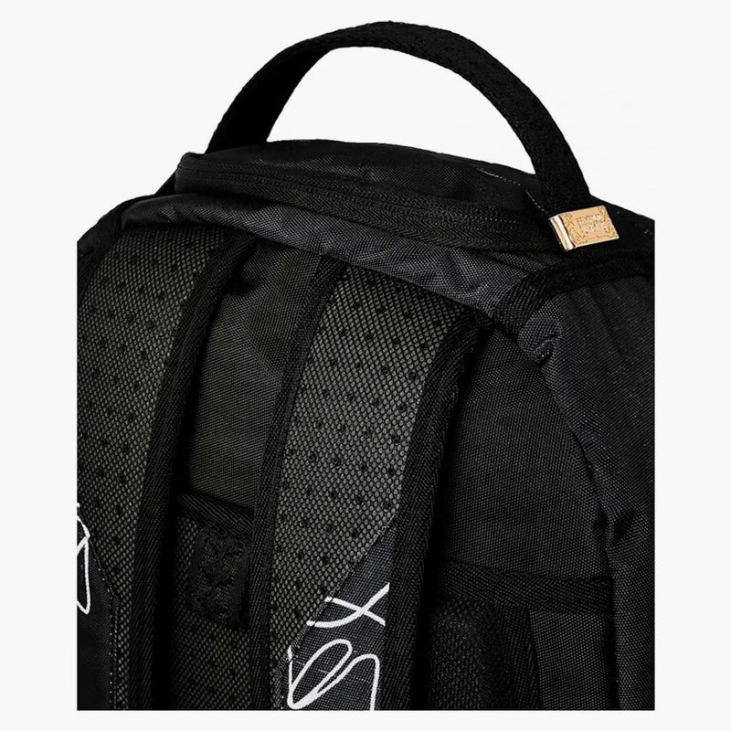 Sprayground Success Scribble Shark je bezprostřední (dlxsr) batoh černý/bílý