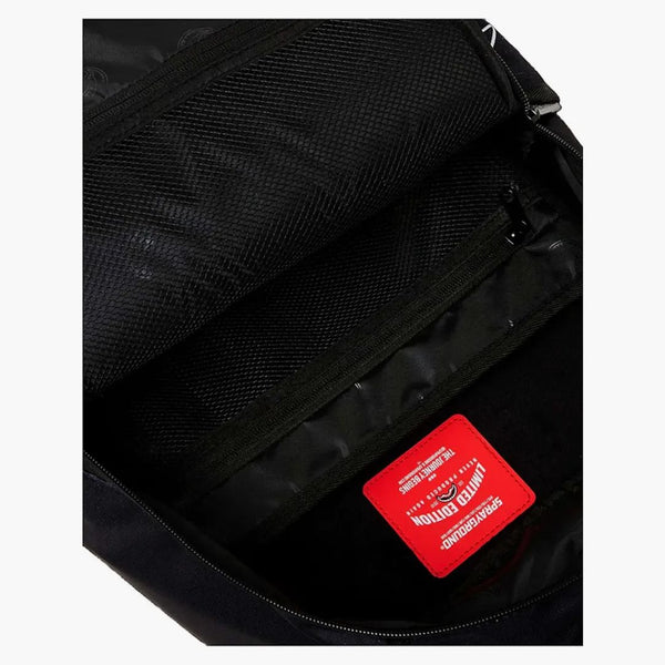 Sprayground Success Scribble Shark je bezprostřední (dlxsr) batoh černý/bílý
