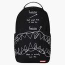 Sprayground success scribble Shark is imminent (DLXSR) Backpack Black/White