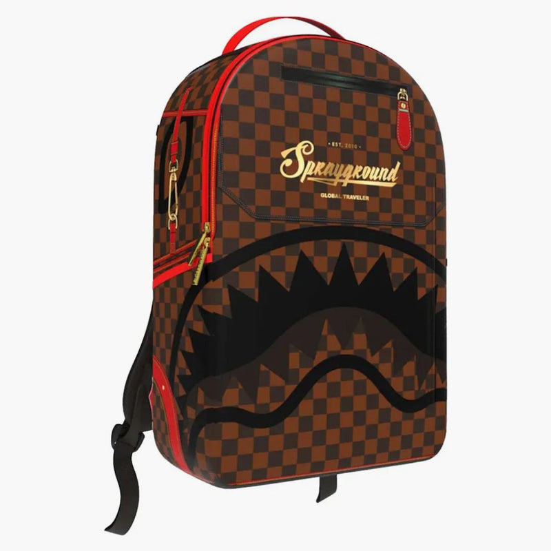 Sprayground Takeover Lo zaino per il trono marrone/nero