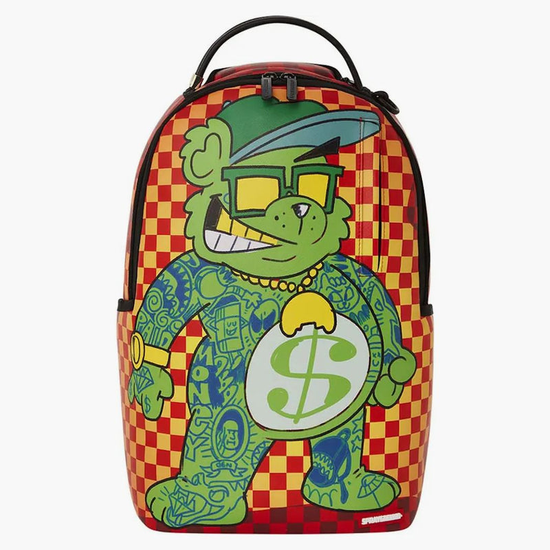 Sprayground Tatted Money Bear dlxsv batoh oranžový