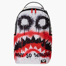 Sprayground The Joker Makeup Shark Mouth Dlxr Backpack White/red