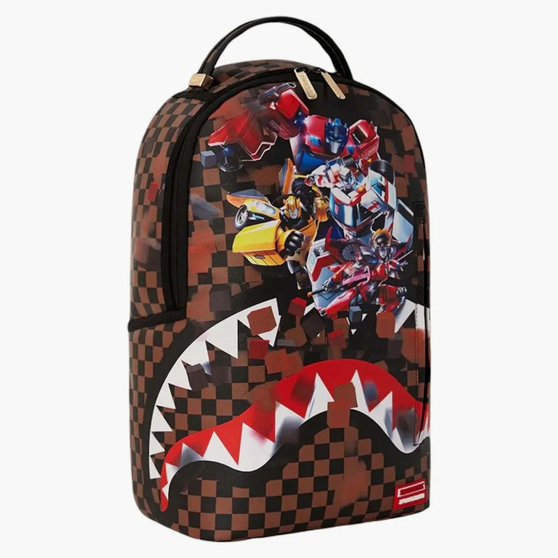Sprayground Transformers Protect The Planet (dlxv) Backpack Brown