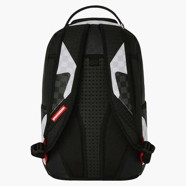 Sprayground Triple Decker Heir To The Throne Shark Backpack Black/white/grey