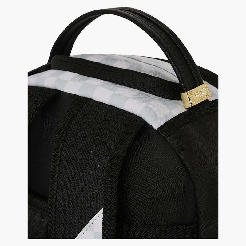 Sprayground Triple Decker Heir To The Throne Shark Backpack Black/white/grey