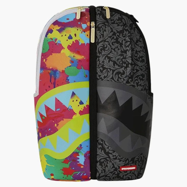 Sprayground Twins Chaos Split 2 Bags Backpack Multicolor
