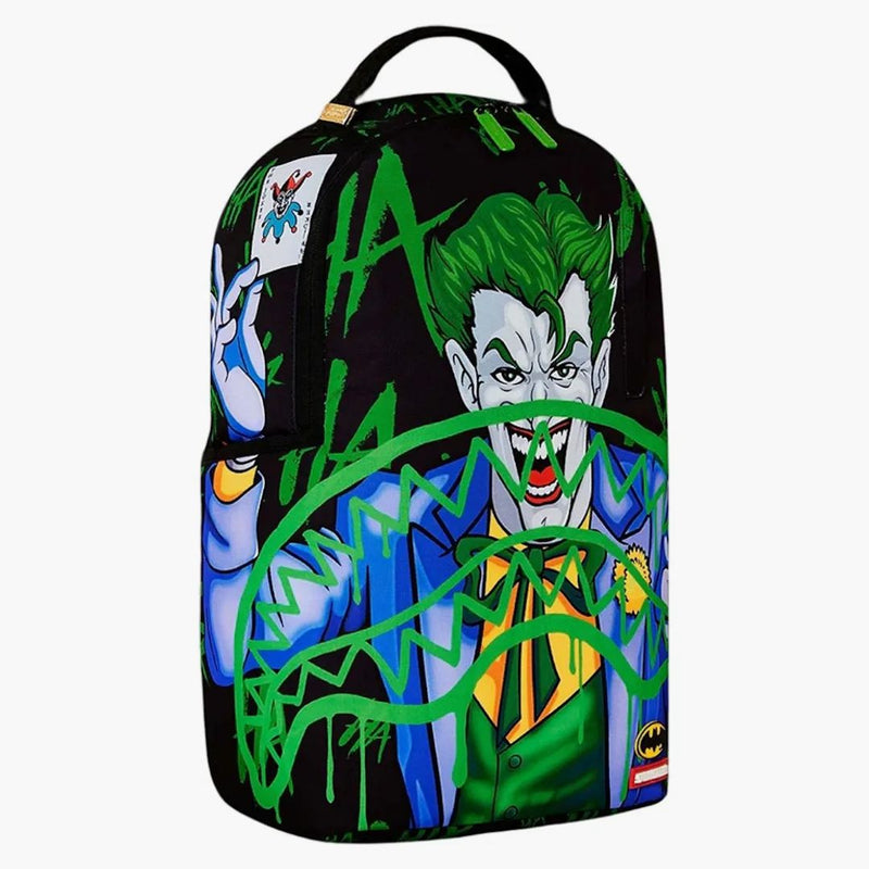 Sprayground X Batman Joker Hahahahaha Slime (DLXSR) Batoh Black/Green/Blue