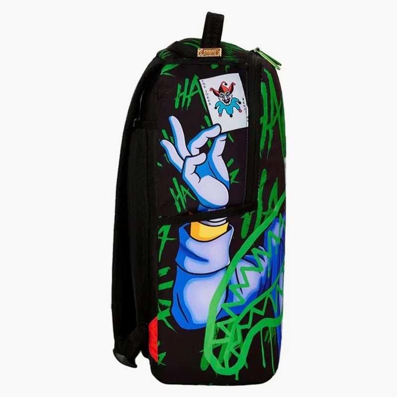 Sprayground X Batman Joker Hahahahaha Slime (DLXSR) Batoh Black/Green/Blue