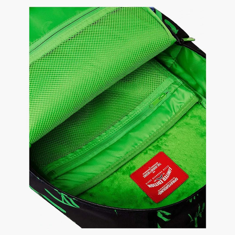 Sprayground X Batman Joker Hahahahaha Slime (DLXSR) Batoh Black/Green/Blue